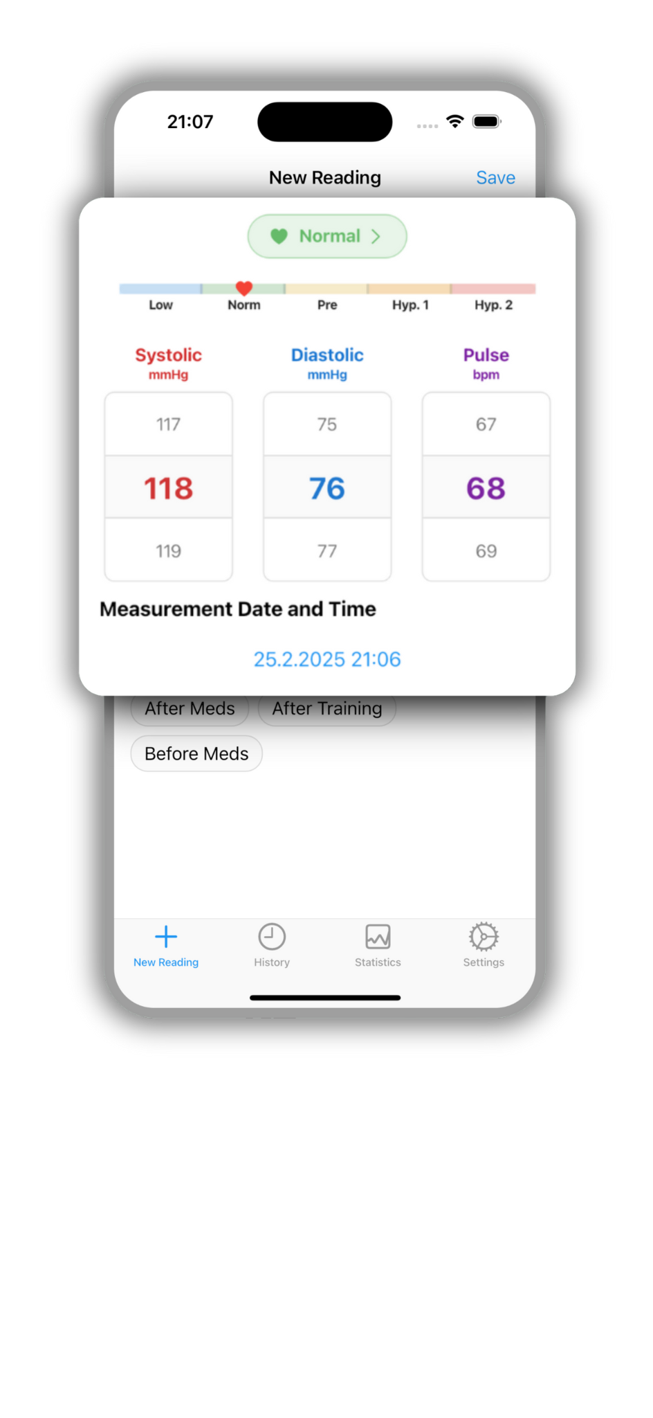 Blood Pressure Monitor App